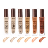 Wholesale Face Makeup Concealer 12 Hours Moisturizing Nourishing Private Label Liquid Foundation